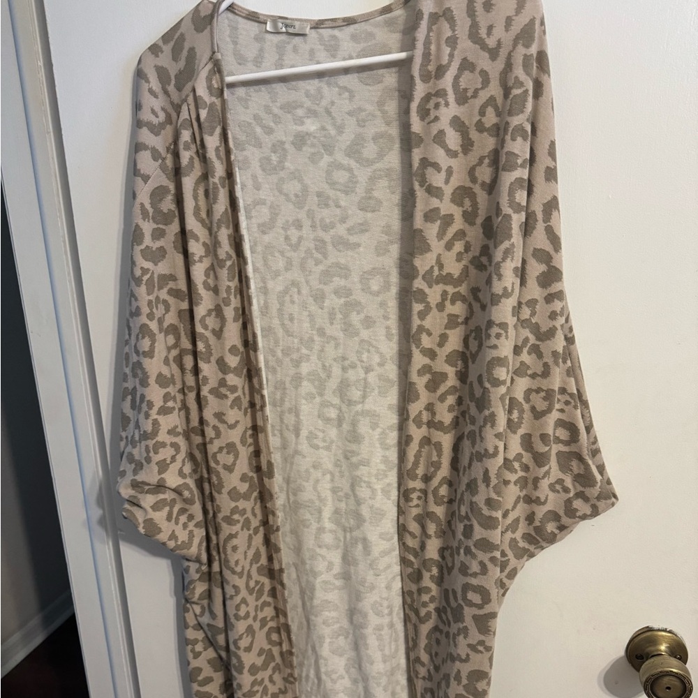 Leopard kimono, size medium